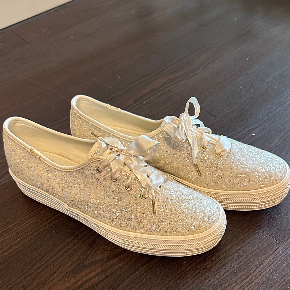 Keds X Kate Spade New York Triple Glitter Sneakers